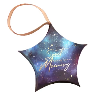 

20pcs Creative European candy gift box handcuffs wish star candy box ins wind knot wedding Sen high-end gift box