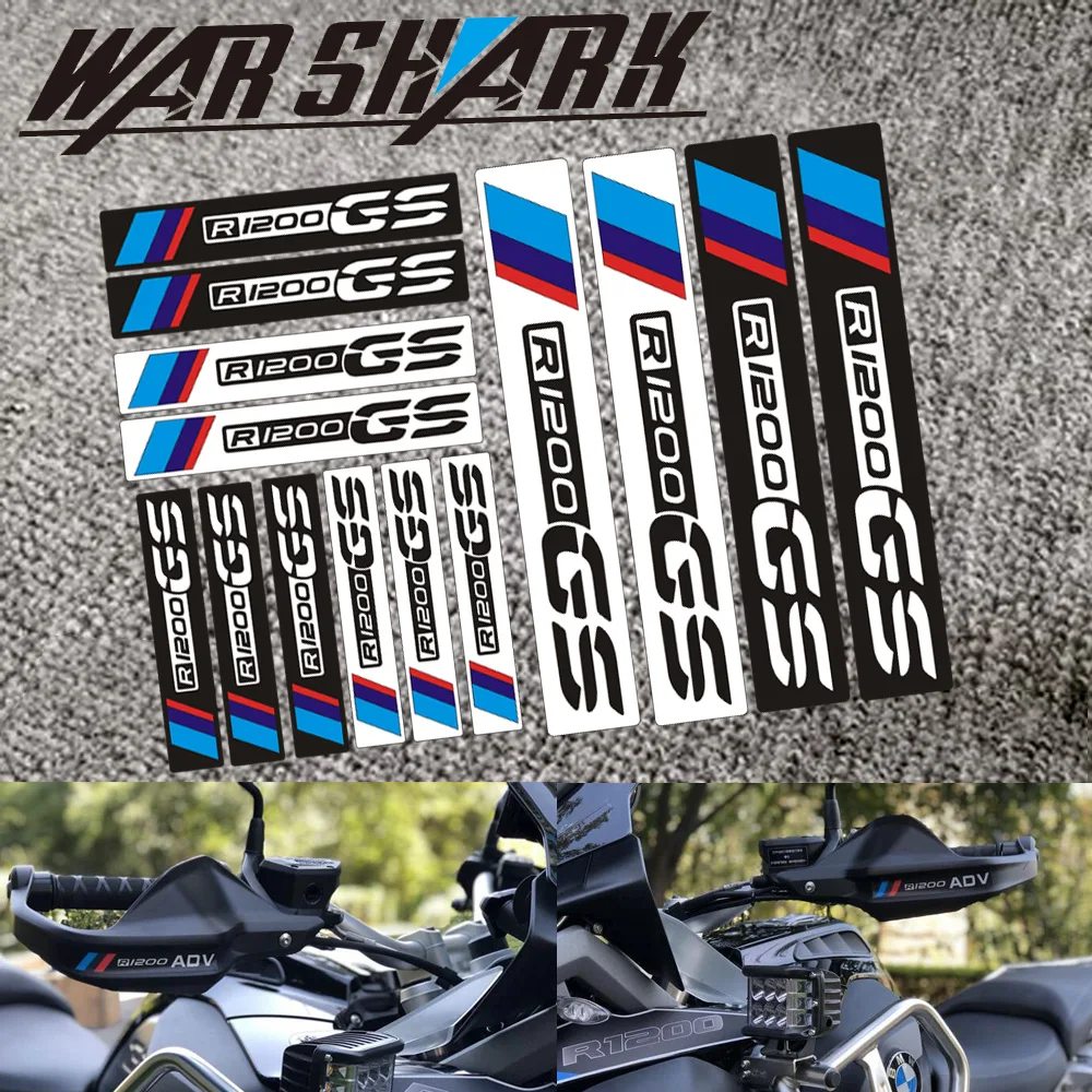 

New Motorcycle Handlebar Clamp tank sticker emblem decal For BMW R1200GS/ADV R1250GS F800GS/ADV F700GS F650GS F750GS G650GS