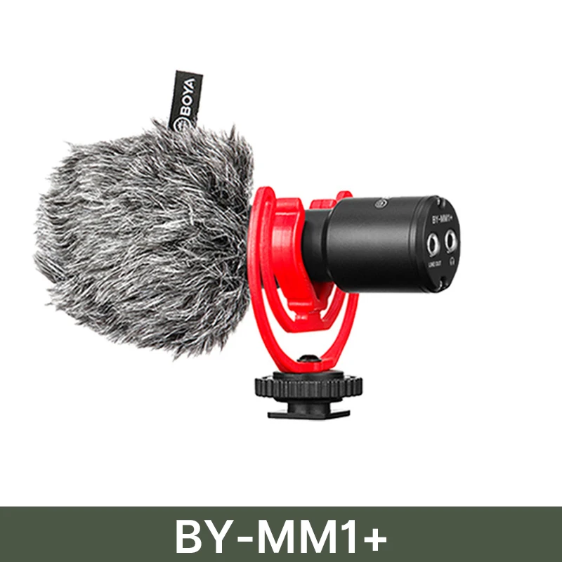 usb microphone BOYA BY-MM1 Shotgun Video Microphone Universal Recording Microphone Mic for DSLR Camera iPhone Android Smartphones Mac Tablet mics Microphones