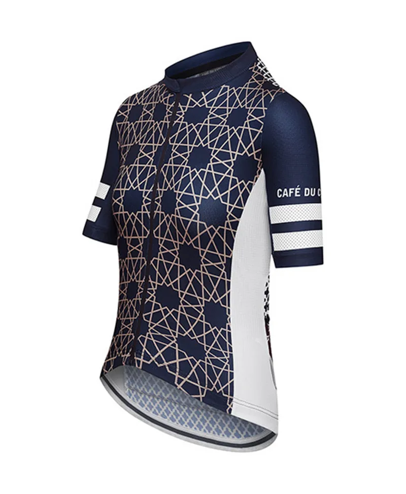 Jersey Кафе Du Cycliste женский топ с коротким рукавом велосипед рубашка Aero Высокое качество Велоспорт Джерси велосипед ciclismo взять на себя заказ - Цвет: Jersey
