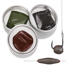 

1Pcs 15g Wolfram Sinker Fishing Rig Putty Carp Fishing Tungsten Mud Lead Sinker Weight Terminal With Box