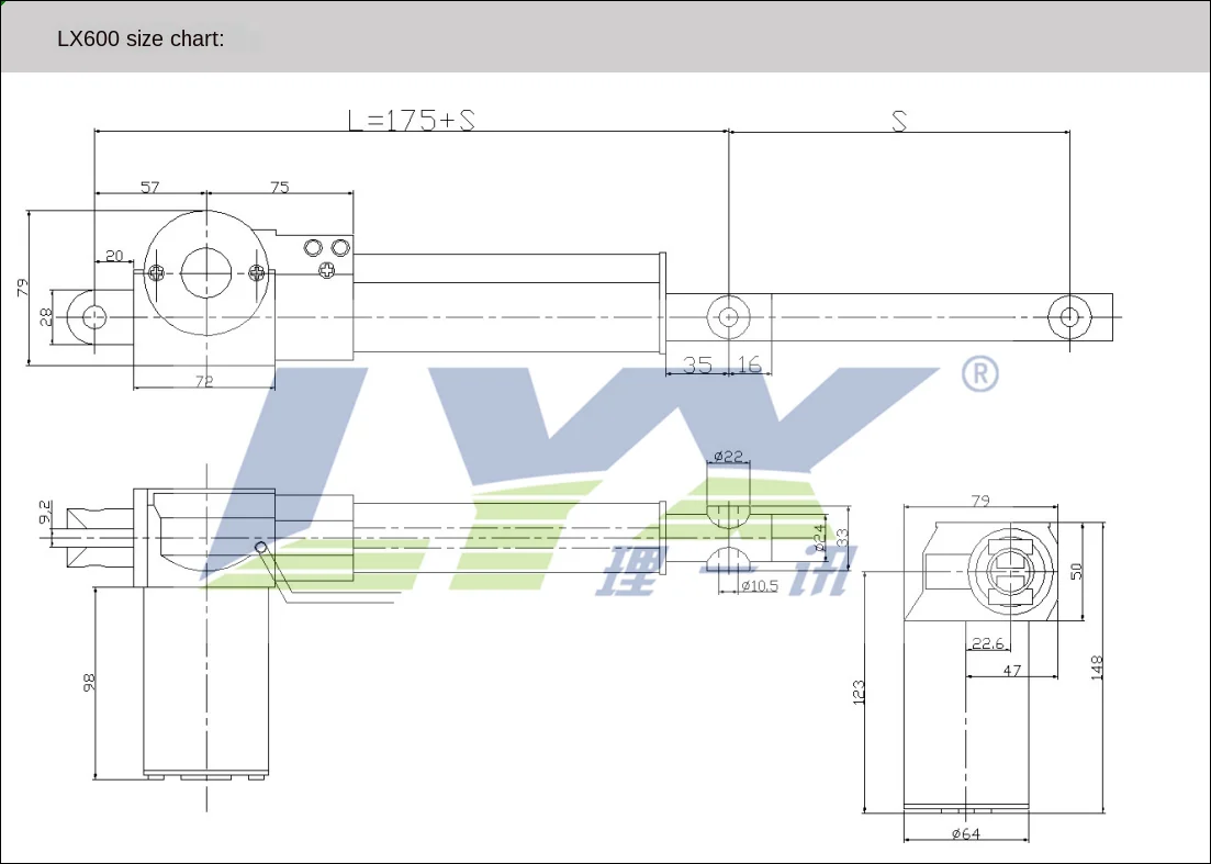 elétrica máquina 6000n ligação de expansão linear elétrica slidable