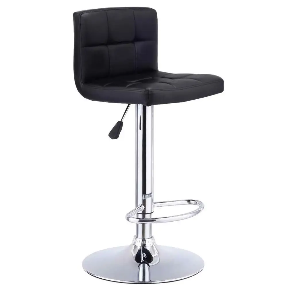 Sokoltec барный стул вращающееся кресло барная стойка барный стул с регулируемой высотой кухонный стул высокий стул современная искусственная кожа - Цвет: Black