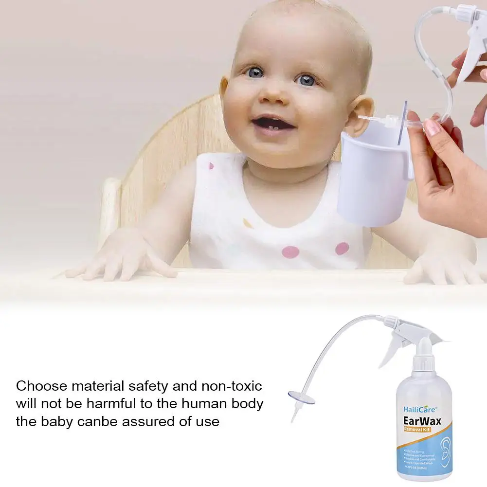

Ear Wash Set With Ear Washer Bottle System For Adults Kids Ear Cleaner Ear Wax Removal Clean Tools Ear Care Kit