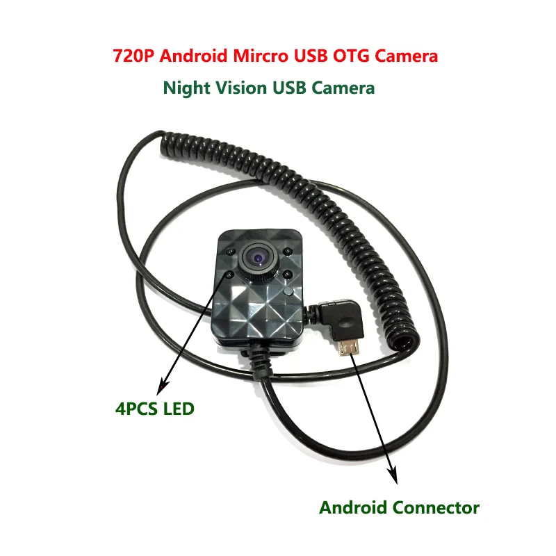 HD720P Android Mircro USB OTG камера 1.0мп мобильный mircro ночное видение otg камера для использования Android мобильный телефон камера
