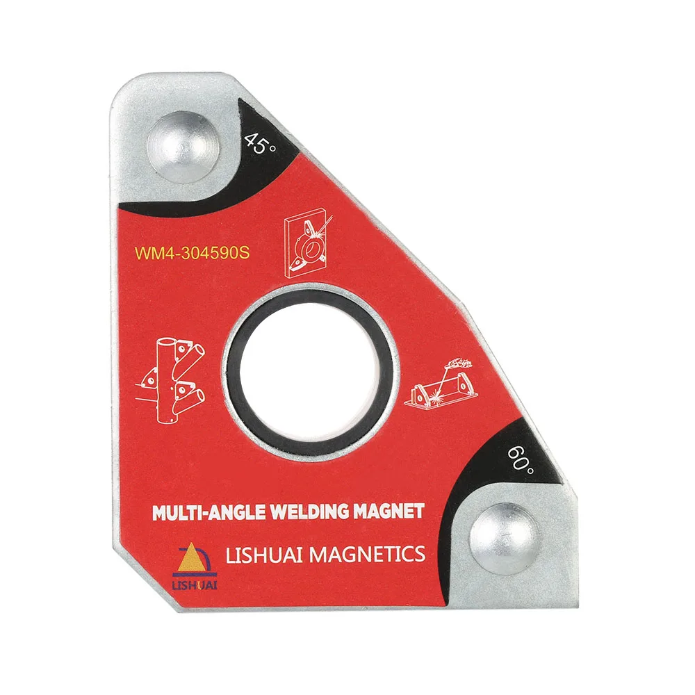 

New 2pcs Multi-angle Mini Welding Magnets Neodymium Clamp Holder Never Degaussing Lifting Welding Positioner 30 60 45 90 degrees