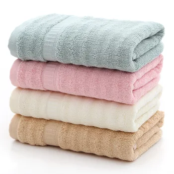 

Factory direct bamboo fiber wavy hair towel gift box embroidery logo absorbent long-lasting suit