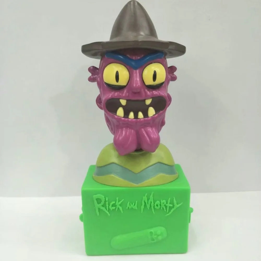 Vogue TV Series Adventure Anime Animation Rick and Morty Jerry Beth Summer Half body Figurines Action Figure Model Toys
