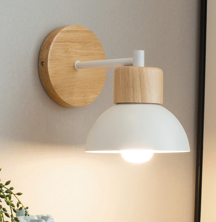 

Wall Lamp Bedroom Bedside Lamp Modern Simple Creative Lamp Living Room Corridor Reading Children's Room Wall Lamp