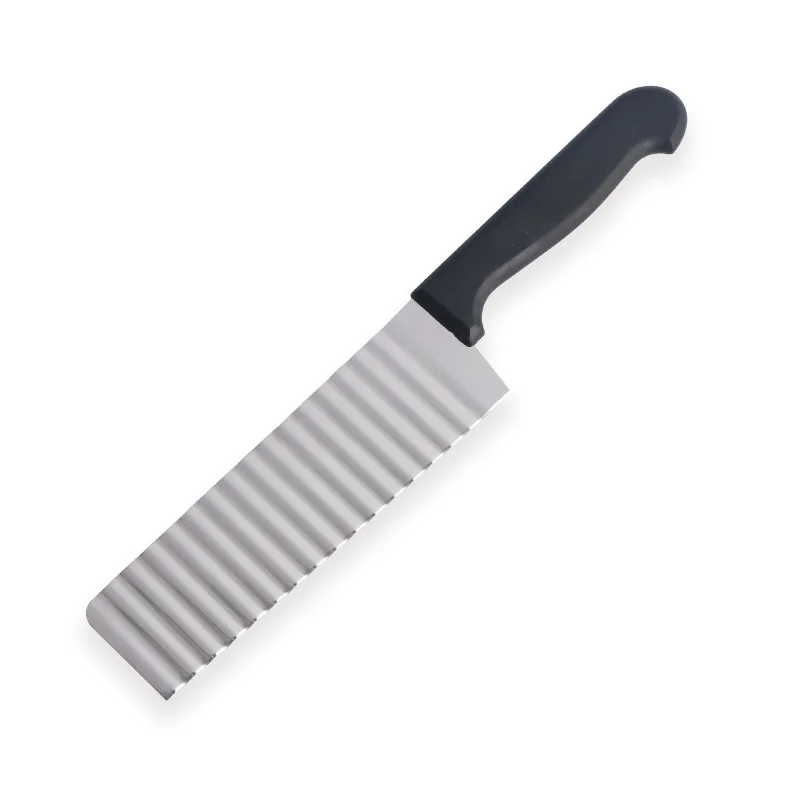 Potato Chip Slicer Новая нержавеющая сталь Картофель чип слайсер тесто овощи фрукты Crinkle волнистые ломтерезка нож Картофеля Резак Чоппер фри производитель - Цвет: Potato Chip Slicer