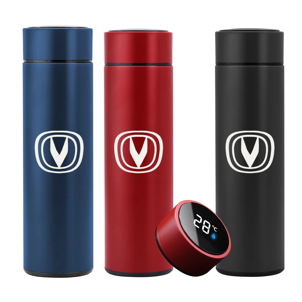 

500ML Intelligent Thermos Temperature Display Customize Logo Stainless Steel Vacuum Water Cup for CHANGAN EADO XT CS15 35 55 755