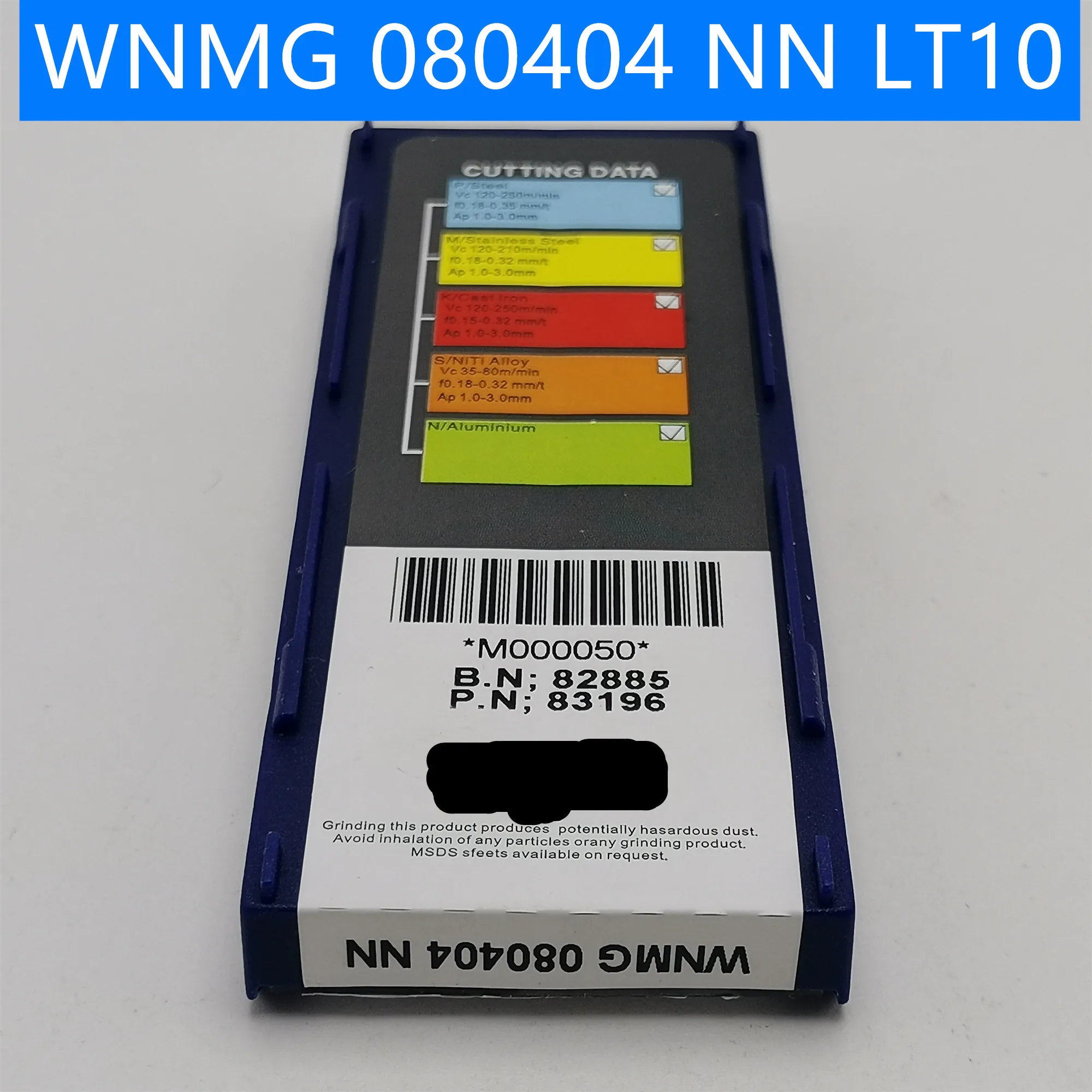 100 шт. WNMG080404 NN LT10