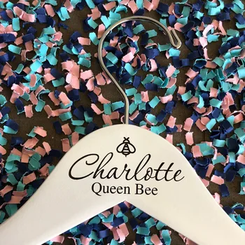 

Engraved Wedding Hanger,personalized wedding dress hangers,Maid of Honor,Bridal Hanger Custom white dress photo props hanger
