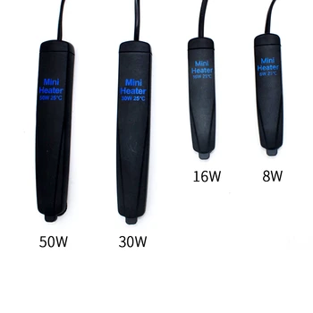 

Aquarium Mini Submersible Fish Tank Automatic Water Heater Heating Rod Constant Temperature Heating Rod EU Plug 8/16/30/50W