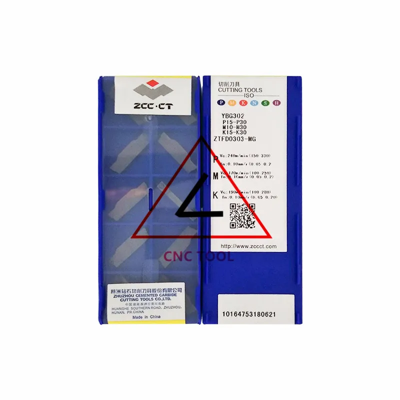 

ZTFD0303-MG YBG302 10pcs Original CHINA ZCCCT Cutting Tool