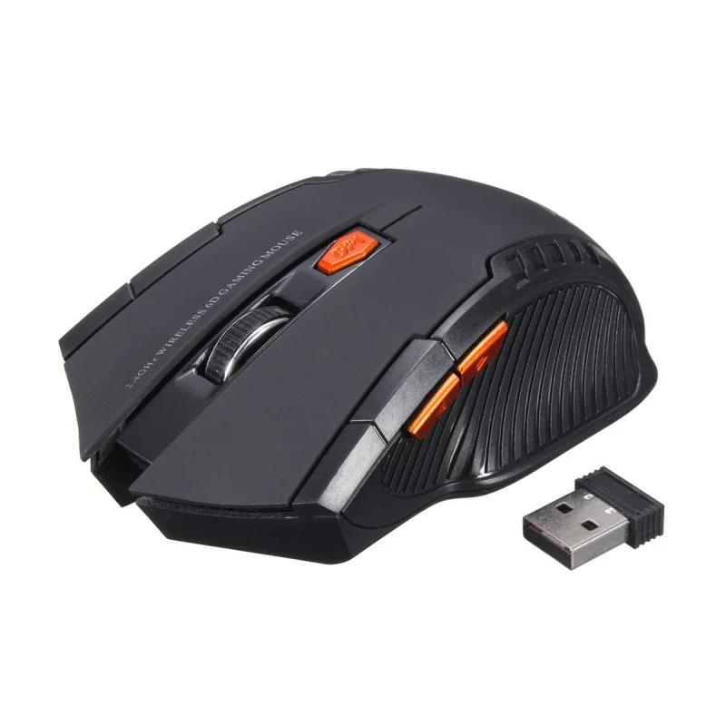 

Wireless Mouse Rechargeable Slient Buttons Computer Mouse 1200DPI Gaming Mice Built-in Lithium Battery 2.4G Optical Engine Mouse