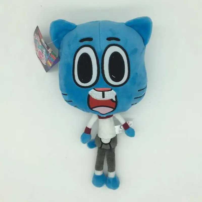 Подарки для детей на день рождения, мультяшный удивительный мир, Gumball Дарвин, Anais, плюшевая кукла, милый кот, кролик, мягкая игрушка, подарок на день рождения
