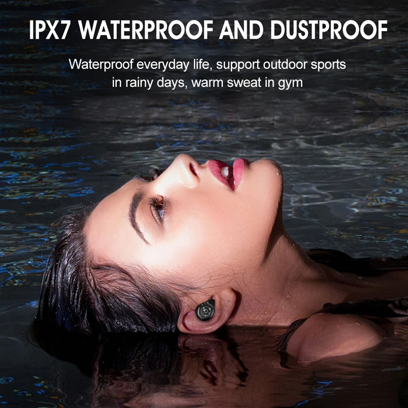 Ottwn F9 TWS Bluetooth earphone 5 0 Sport Headset Wireless Earbuds with Mic HD Call IPX7 waterproof Headset For iphone 11 Xiaomi