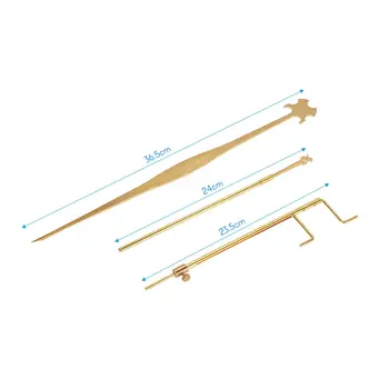 

Universal Cello Luthier Tools Kit Set Sound Post Gauge Measurer & Retriever Violin Repair Tools Violin Parts & Accessories