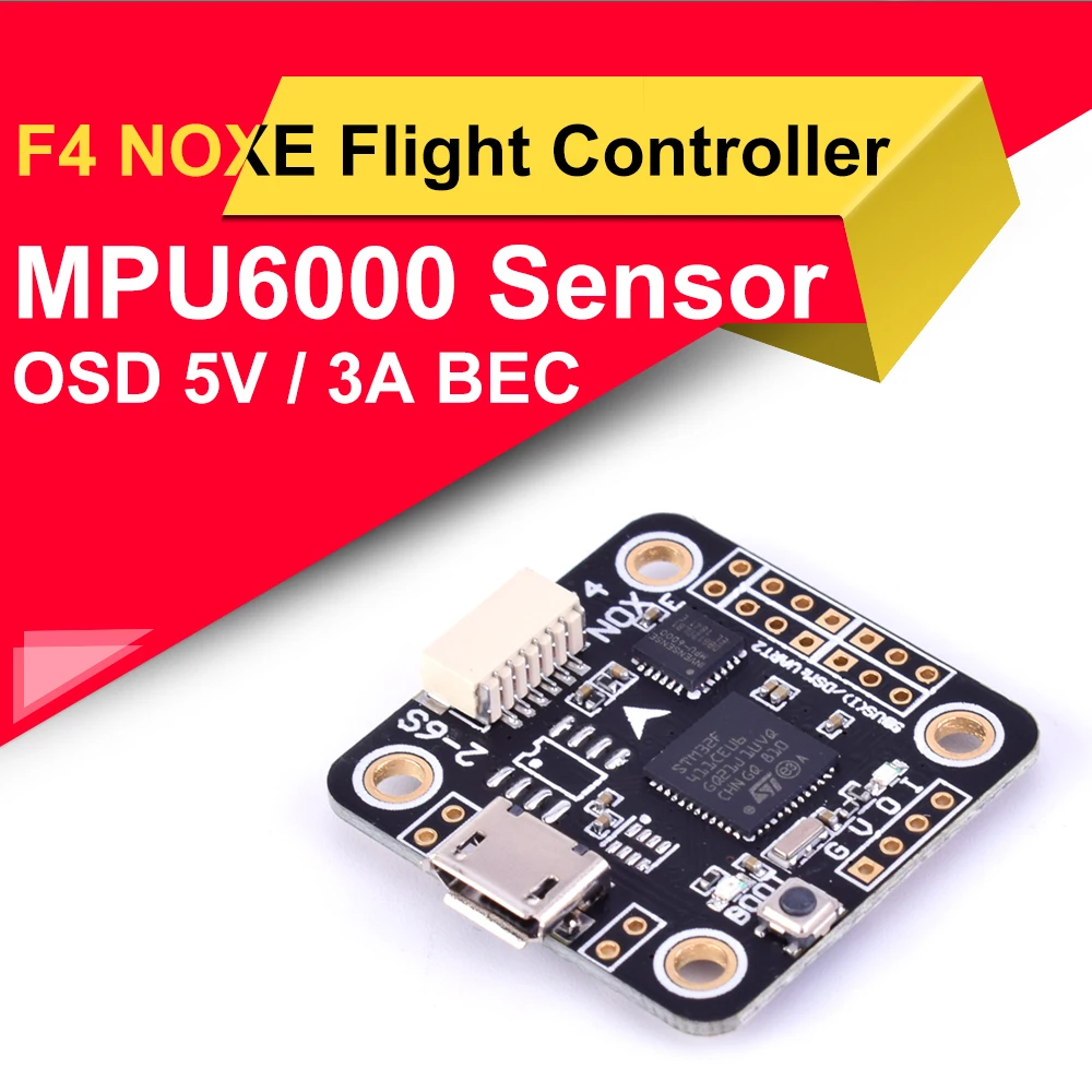 F4 NOXE Lite плата контроллера полета MPU6000 сенсор OSD 5 В/3A BEC для 90 мм 120 150 неподвижного
