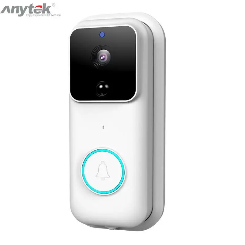 Anytek B60 видео дверной звонок PIR датчик движения дверной звонок, камера+ 2 батареи