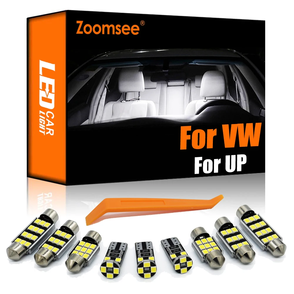 Zoomsee 6 шт. внутренсветодиодный для Volkswagen VW UP 2012-2016 Canbus автомобильная лампа