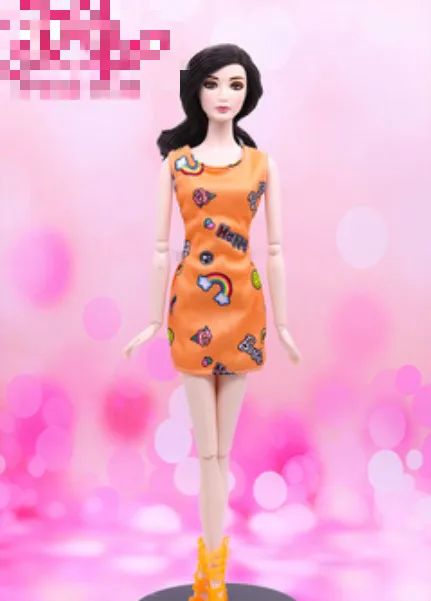 242 a dress only Игрушка Одежда куклы, Платье Брюки аксессуары для юбки для кукол Барби Top15 - Цвет: 242 a dress only