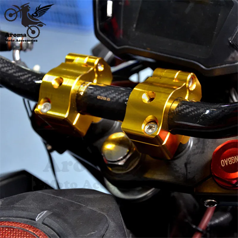 Универсальная Часть 22 мм 28 мм moto rcycle аксессуары CNC racing moto руль стояки для 7/" 1-1/8 Пита Кроссовый мотоцикл бар зажимы