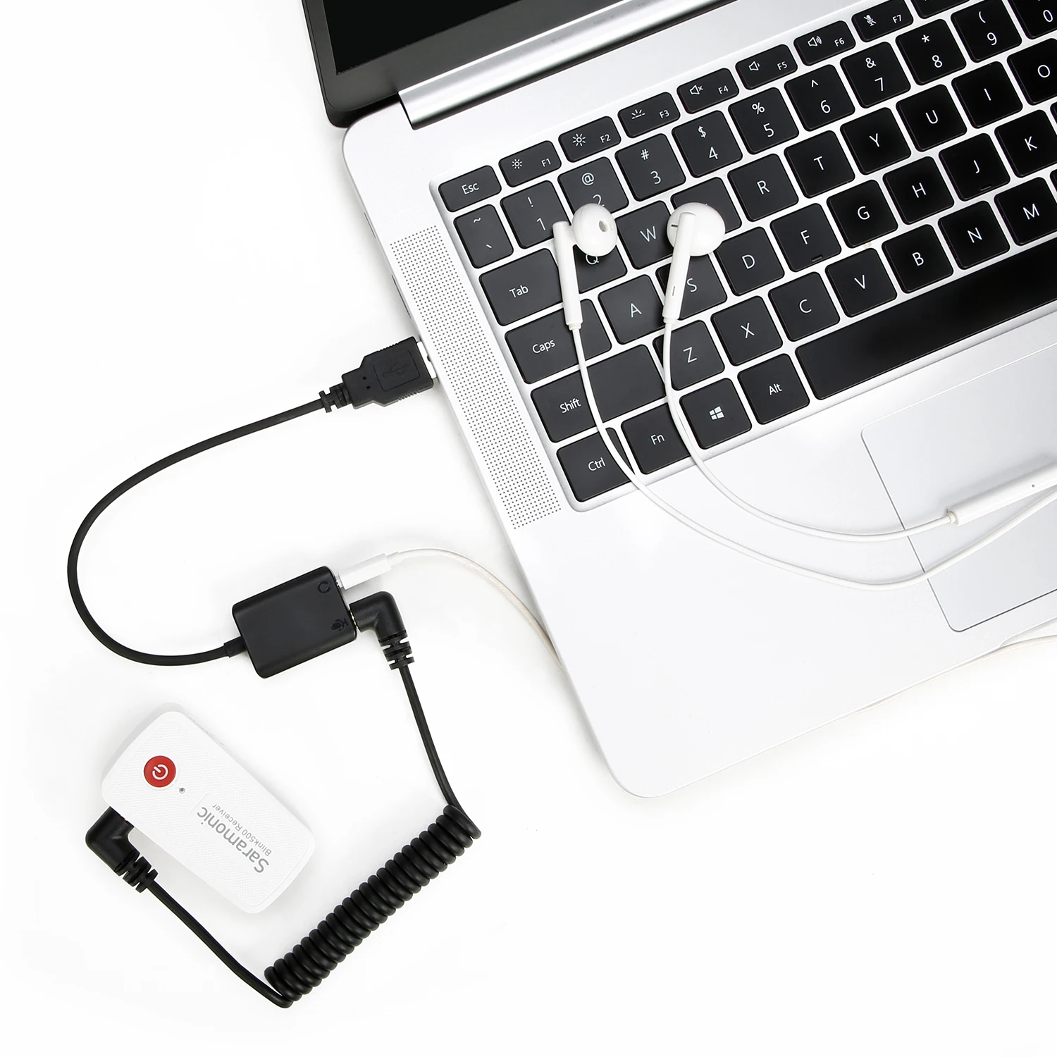 usb para desktop, laptop, usb a 3,5mm, microfone, caixa de áudio