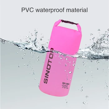 

10L Single Shoulder Belt Surfing Bags Outdoor Sports Beach Diving Rafting Waterproof Bucket Bag Storage Cover Summer 211001