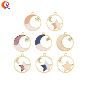 

Cordial Design 100Pcs 22*23MM Jewelry Accessories/Rhinestone Charms/Star Shape/Paint Effect/Hand Made/Earring Findings/Pendant