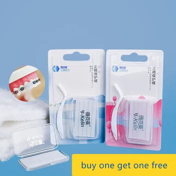 

Y-Kelin Orthodontic Comfort Wax Correction Dental Oral Mucosa Support Natural Food Grade Protection 1 Box 6 Flavor Selection