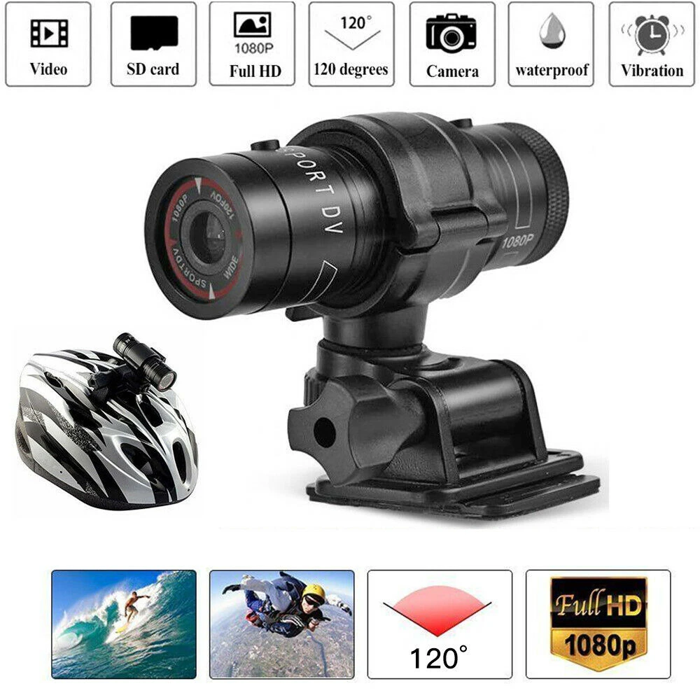 Full Hd 1080P Dash Cam Motorfiets Fietshelm Sport Action Camera F9 Moto  Fiets Dvr Camcorder Auto Video Recorder voor Bloggers| | - AliExpress