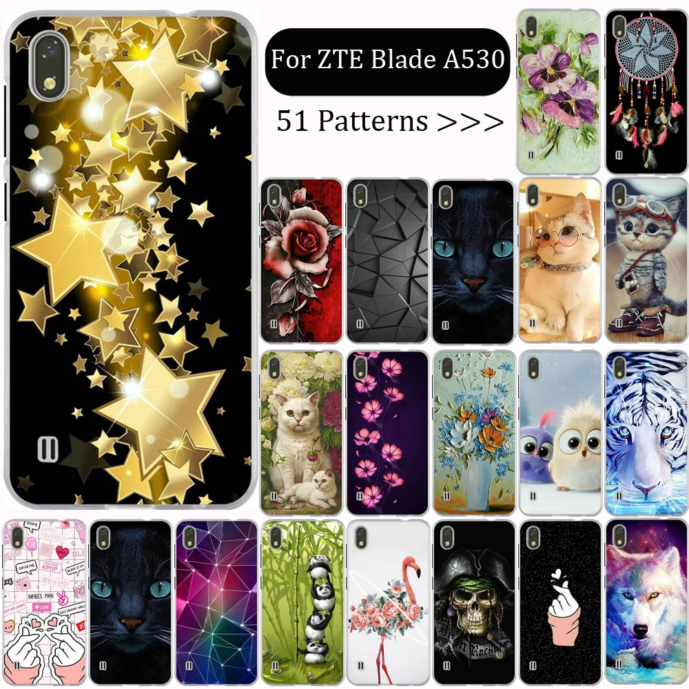 Чехол для zte Blade A530 A606, мягкий ТПУ чехол для zte Blade A530 BA530 A606, чехол 5,45 чехол для телефона, задняя крышка A 530 A 606