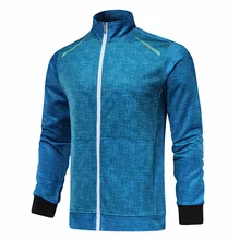 Мужская и женская спортивная куртка с длинным рукавом, унисекс, для бадминтона, теннисного матча, тренировочная куртка на молнии, для бега, командная игра, спортивная одежда