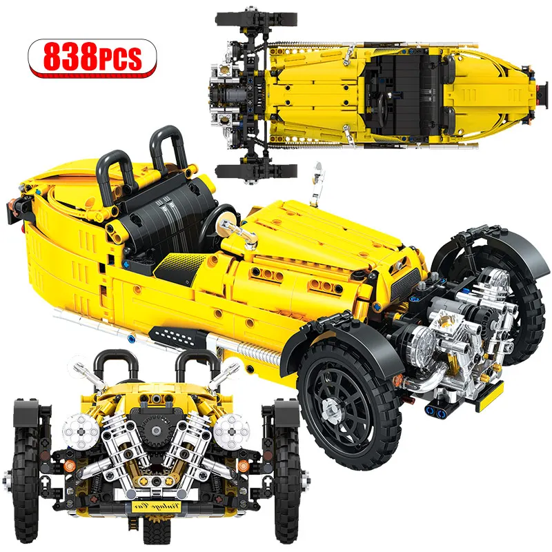 Winner City Classical Convertible Cars Building Blocks Technical Truck Three Wheeled Model Car Bricks Toys for Children gifts | Игрушки и