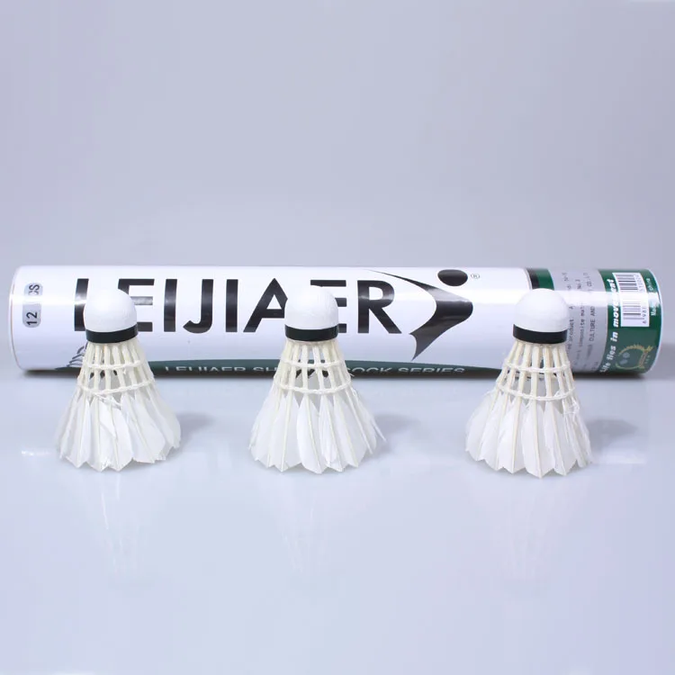 Primary Training Badminton Table Flexibility Practice Badminton 12 Sets badminton shuttlecock feather Class B Duck Feather
