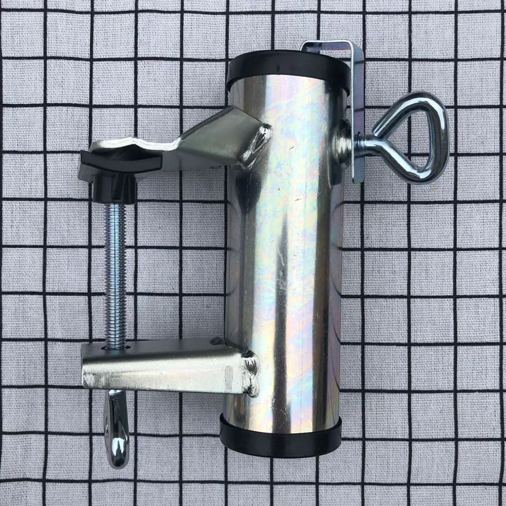 Umbrella Bracket Portable Umbrella Bracket Anti Rust Garden Umbrella Fixing Clip Bracket for Garden Courtyard Balcony