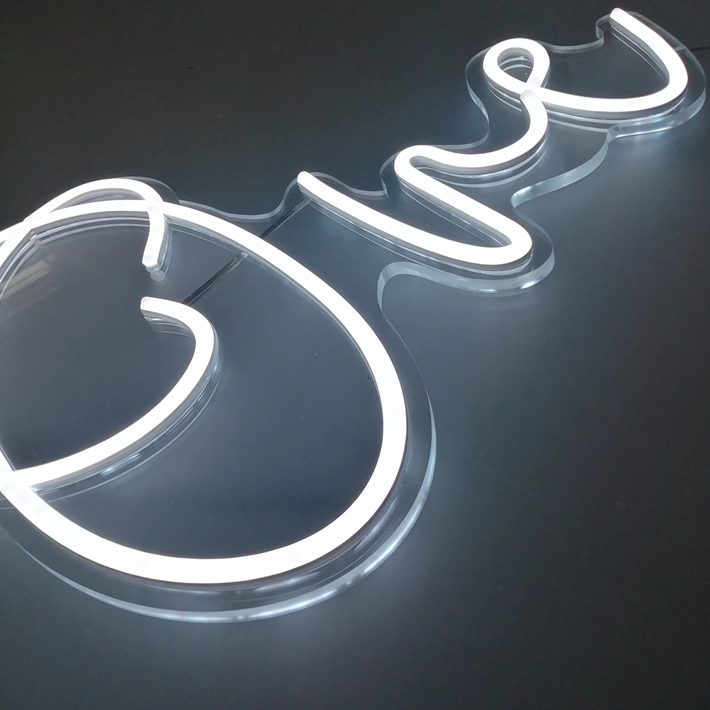 Birthday Custom Made  Number One Neon Sign Phrase Led Lights Party Wedding Wall Art Home Bar Light Personalized Decor