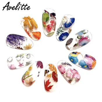 

Avelitte Net Red Ins New Spring Flower Nail Transfer Paper Flowers And Birds Green Lotus Lavender Botanical Garden