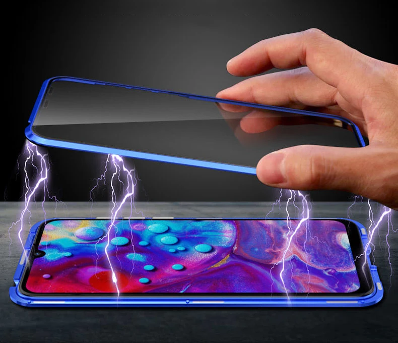 Роскошный чехол для Xiaomi Mi CC9/CC9e/A3/A3 Lite чехол полностью защищающий телефон магнит экран из закаленного стекла и алюминия металлический чехол