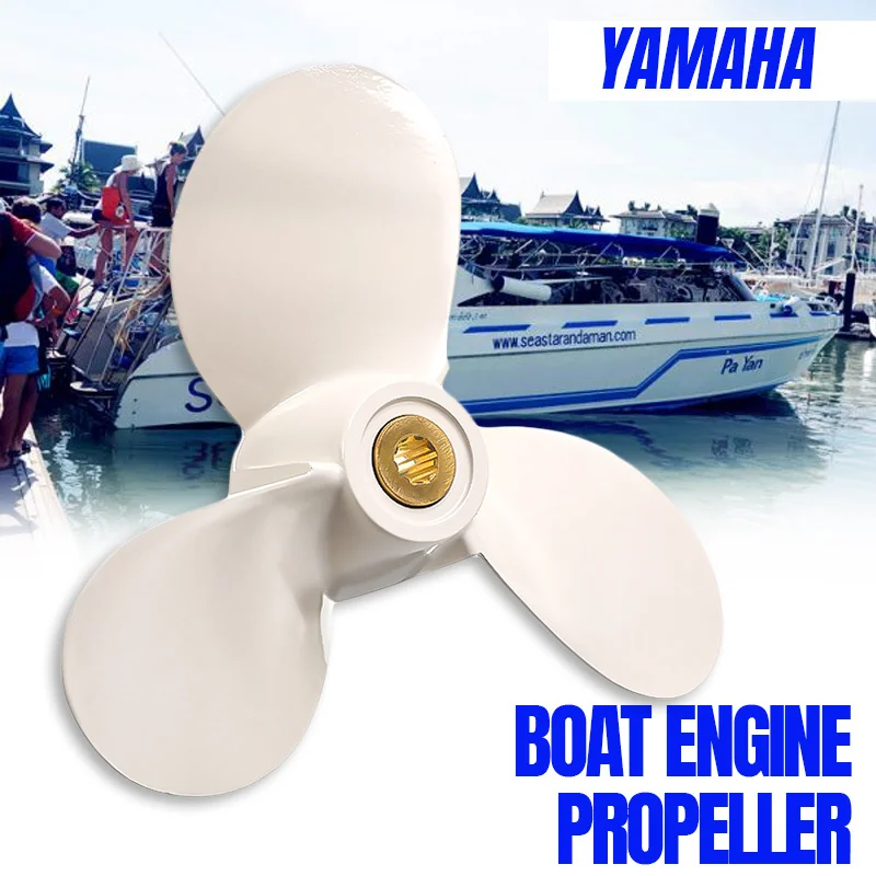 3 Лопасти морской лодки пропеллеры для Yamaha подвесной 4HP 5HP 6HP двигатель 6E0-45943-01-EL 71/2X 7-BA