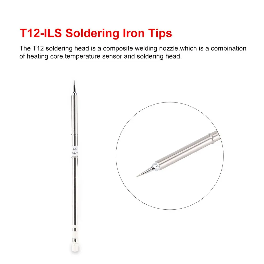 Наконечники для паяльника серии T12 T12-ILS высококачественные сварочные инструменты T12 паяльный наконечник для паяльной станции Быстрый нагрев Прямая поставка