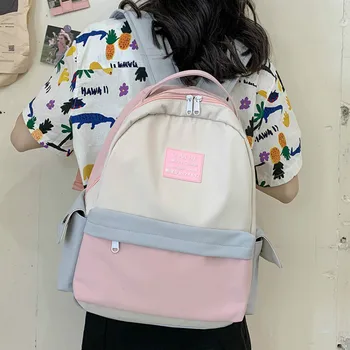 

Laptop Backpack Women Waterproof Nylon School Bags for Teenage Girls Travel Backbags Rucksack Ladies Sac A Dos Mochila Feminina