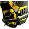 Stanley Fatmax multi pocket vest for tools in black yellow reflective safety strip adjustable strap workwear men work tool vests ► Photo 2/6