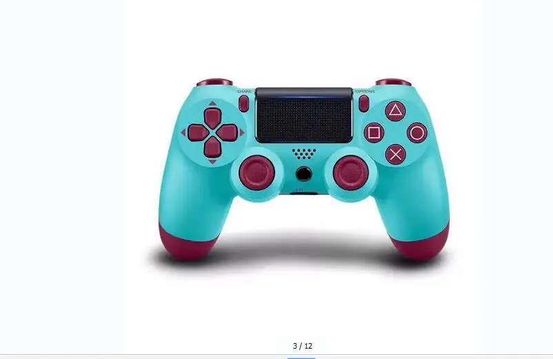 Беспроводной геймпад для PS4 контроллер Bluetooth беспроводной контроллер для PS4 Геймпад подходит для PS3 для Dualshock 4 Вибрационный джойстик - Цвет: Зеленый
