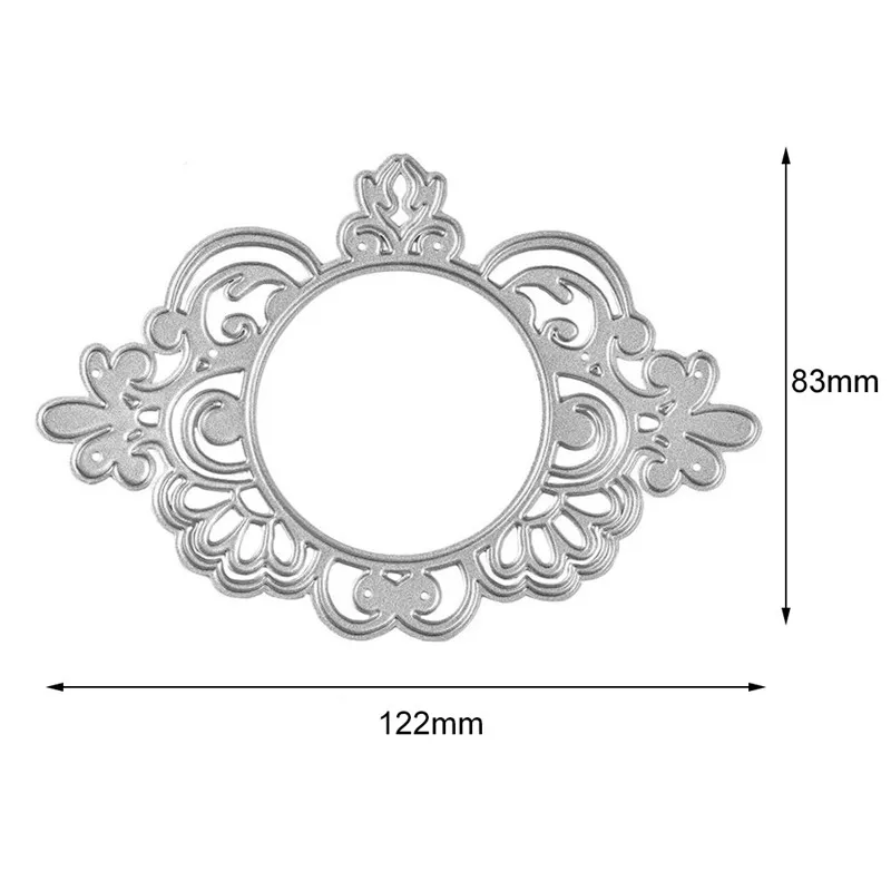 DiyArts покрашенные кружева овальная рамка металлические режущие штампы Новинка штампы изготовление скрапбукинга тиснение Трафарет Шаблон