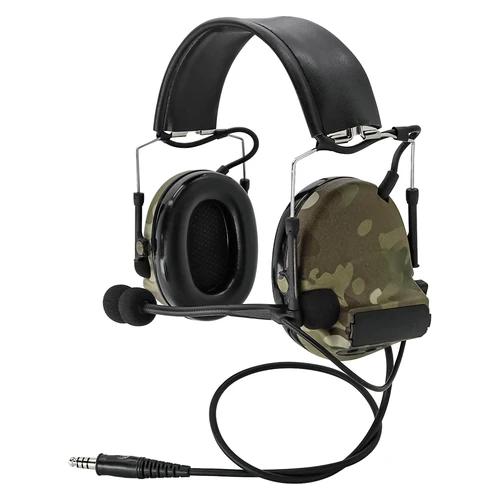 TCIHEADSET 전술 헤드셋, 소음 감소 헤드폰, 사냥 청력 보호 귀마개, Comtac II Airsoft 군용 헤드셋 6