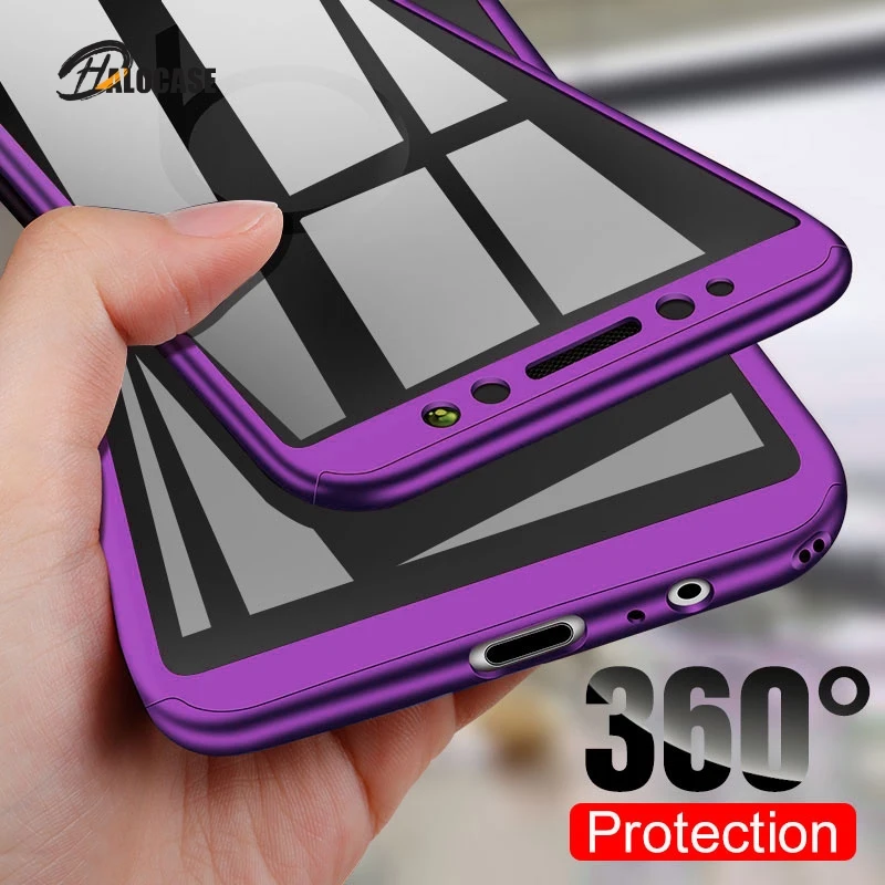Чехол с полным покрытием Huawei P30 Pro P20 Lite Mate 10 20 Nova 3 4 Honor 7A 7C Y6 Y7 Y9 P Smart Plus защитным