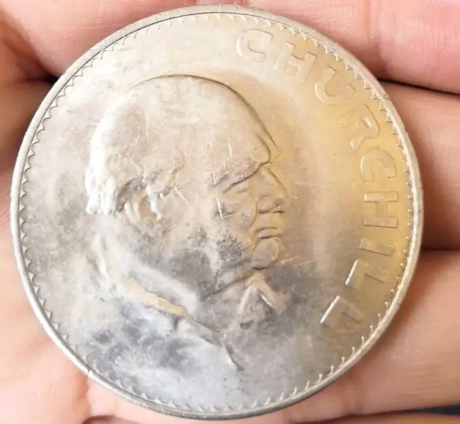 38mm Winston Churchill 100% Real Genuine Comemorative Coin Original Collection | Дом и сад